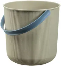 NHG Seau de rangement AKITA, 10 litres, beige clair / bleu