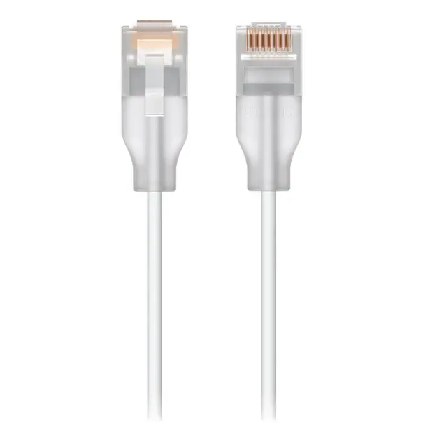 Ubiquiti Patch-Kabel 0.15m CAT6 UACC-CABLE-PATCH-EL-0.15M-W 0.15m UniFi Etherlighting Patch Cable(max 2.5 GbE)