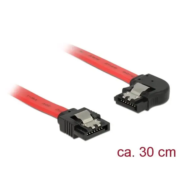 Delock Kabel SATA 6Gb St. gerade > St. li. Red+++