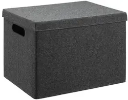 NHG Boîte de rangement VEGA FELT STORAGE, L, gris foncé
