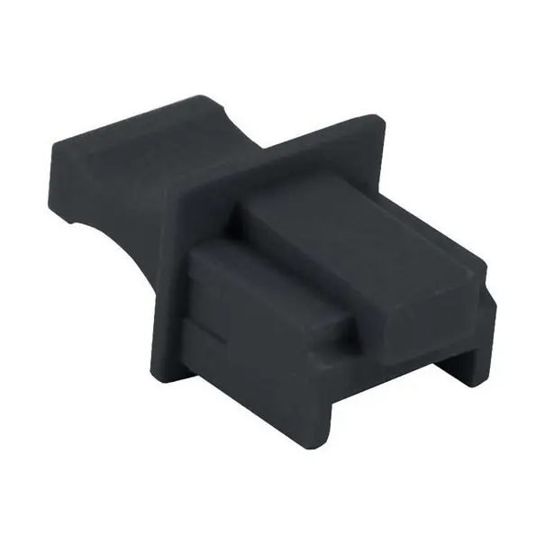 inLine Staub-Schutzkappe LAN RJ45, schwarz/black/noir