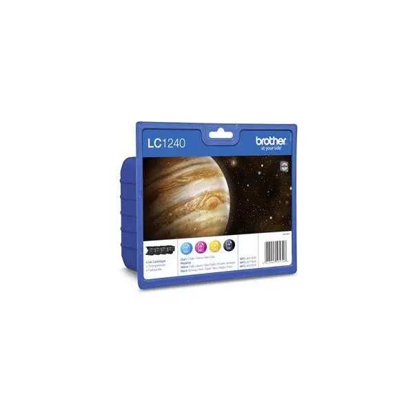 Tinte Brother LC-1240 VALBPDR Multipack (C/M/Y/BK)