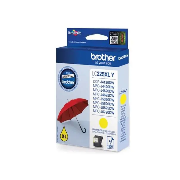 Tinte Brother LC-225XLY Yellow