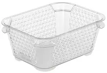 keeeper Corbeille de rangement "mirko", A7, transparent
