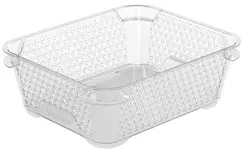 keeeper Corbeille de rangement "mirko", A6, transparent