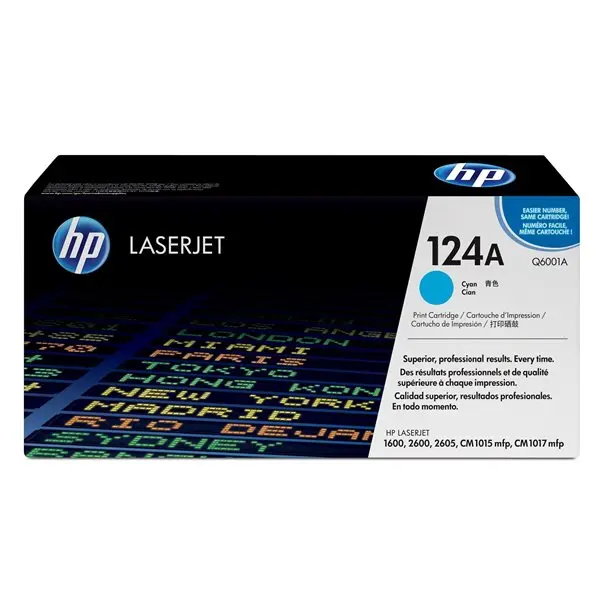 Toner HP 124A / Q6001A Cyan