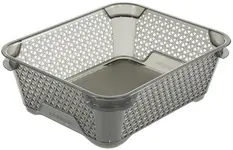 keeeper Corbeille de rangement "mirko", A6, crystal-grey