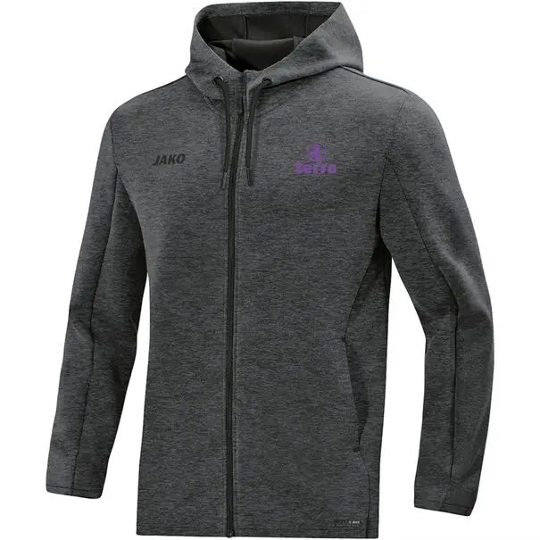 W TERRA Kapuzenjacke - 4XL [HERREN] anthrazit meliert