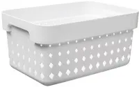 NHG Bac de rangement SEOUL BASKET S, PP, blanc