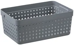 NHG Corbeille de rangement SEOUL ORGANIZER XL, gris