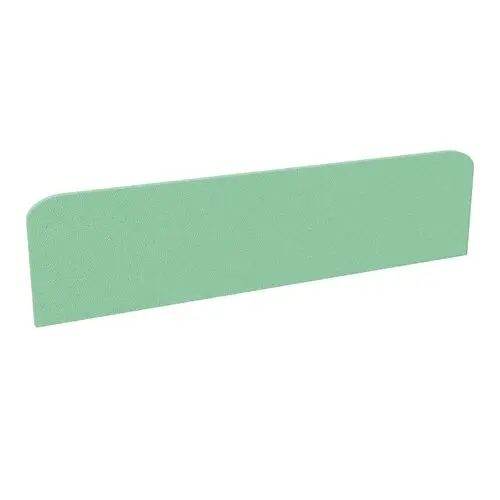 Panneau écran frontal Twins ép. 25 mm L. 160 x H. 40 cm tissu Xtreme CS gris clair