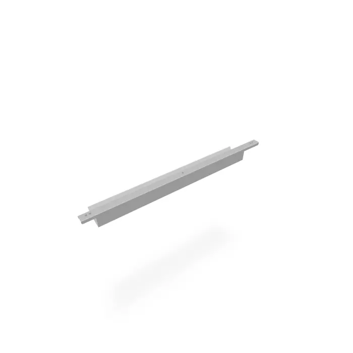 Goulotte d'électrification 4Line pour table L. 120 cm métal lisse gris aluminium