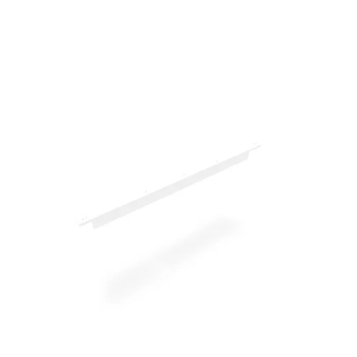 Goulotte d'électrification 4Line pour table L. 140 cm métal lisse blanc