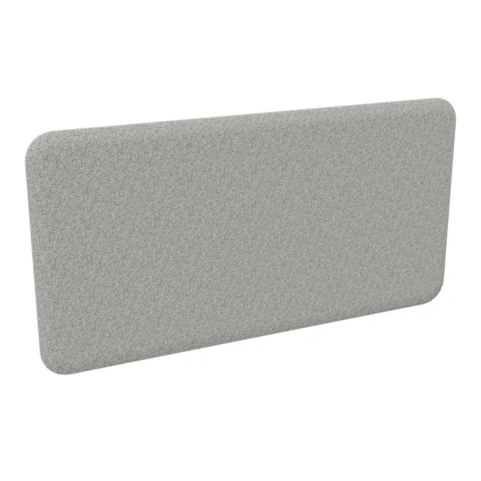 Axel 2 Panneau écran tissu acoustique L. 140 x H. 70 cm tissu Step mélange gris clair chiné pour Bench