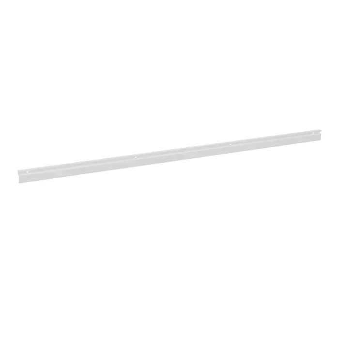 Rail L. 136 cm blanc pour panneau L. 160 cm