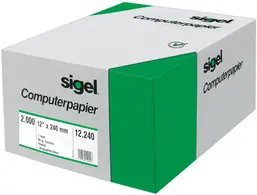 sigel Papier listing, 375 mm x 8" (20,32 cm)