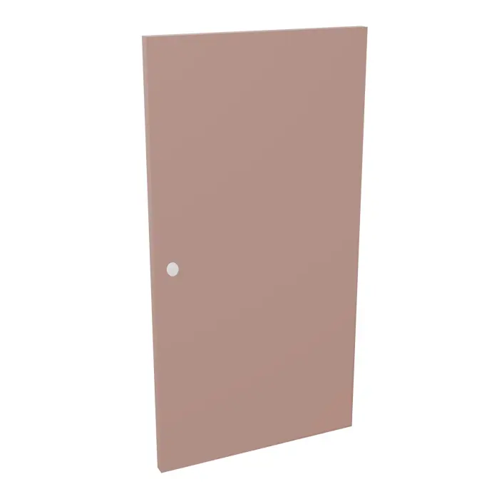 Camille porte mélamine Rose blush pour 2 cases sans fente courrier fermeture à clef