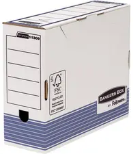 Fellowes BANKERS BOX SYSTEM caisse d'archivage, bleu,