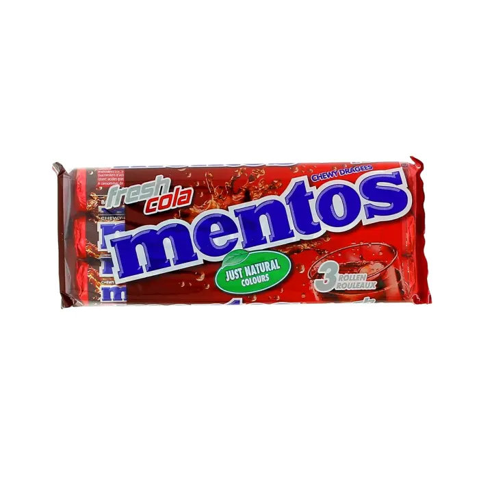 MENTOS DRAGEES FRESH COLA 3x37,5G