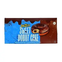 SNAZZLES CAKE FOURRE SWEET DONUT CAKE WITH COCOA FILLING HALAL 240G