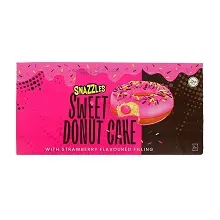 SNAZZLES CAKE FOURRE SWEET DONUT CAKE WITH STRAWBERRY FILLING HALAL 240G