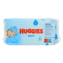 HUGGIES LINGETTES BEBE PURE 56PCS