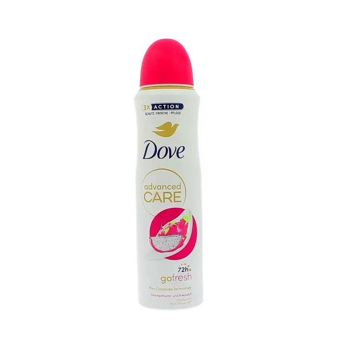 DOVE DEODORANT SPRAY ADVANCED CARE DRAGONFRUIT & COCONUT SCENT 150ML