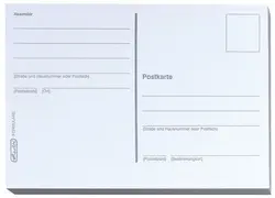 herlitz Cartes postales, format A6, 170 g/m2, blanc