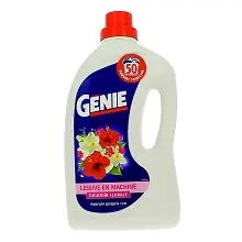GENIE LESSIVE LIQUIDE DOUCEUR FLORALE 50 LAVAGES 2L