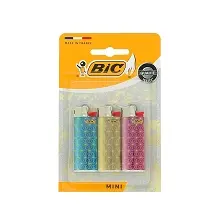 BIC BRIQUET MINI J25 METALLIC 3PCS