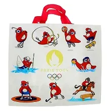 PARIS 2024 SAC MASCOTTE MULTI OLYMPIQUE 45x40x20CM