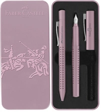 FABER-CASTELL Set d'écriture GRIP 2010 Harmony, bleu ciel