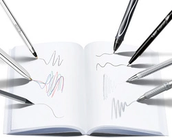 BIC Kit d'écriture "SILVER" avec carnet de notes, 8 pièces