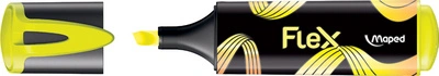 Maped Surligneur FLEX, pointe flexible, jaune