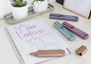 FABER-CASTELL Surligneur TEXTLINER 46 METALLIC, rubis
