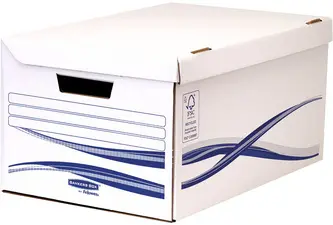 Fellowes Caisse à archives avec couvercle rabattable Maxi