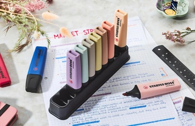 STABILO Surligneur BOSS ORIGINAL NatureCOLORS, set de 10