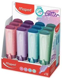 Maped Surligneur FLUO'PEPS Glitter PASTEL, présentoir de 12