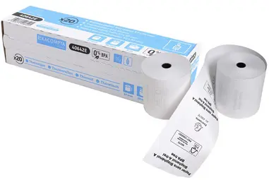 EXACOMPTA Bobine thermique pour carte bancaire, 57 mm x 24 m