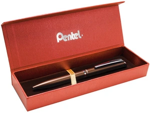 Pentel EnerGel Stylo roller à encre gel Hi-Class, brun