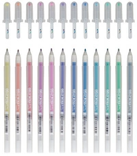 SAKURA Stylo roller encre gel Gelly Roll Stardust étui de 12
