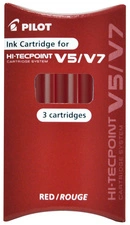 PILOT Cartouches d'encre pour stylo roller V5/V7, vert