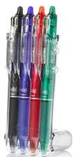 PILOT Stylo roller FRIXION BALL CLICKER 07 Set2Go, Ã©tui de 4