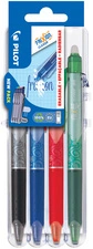 PILOT Stylo roller FRIXION BALL CLICKER 05 Set2Go, Ã©tui de 4