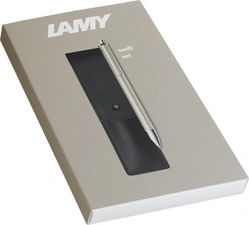 LAMY Set cadeau LAMY swift palladium, avec Ã©tui en cuir
