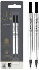 PARKER Recharge pour rollerball QUINK, 0,7 mm, blister, bleu