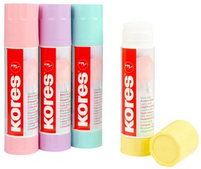 Kores Bâton de colle "Pastel", 20 g, sans solvant