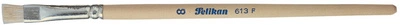 Pelikan Pinceau à soie 613 F, N. 6, manche en bois non laqué