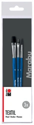 Marabu Set de pinceaux Textil, 3 pièces
