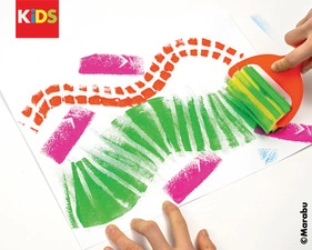 Marabu KiDS Set de rouleaux de peinture Little Artist